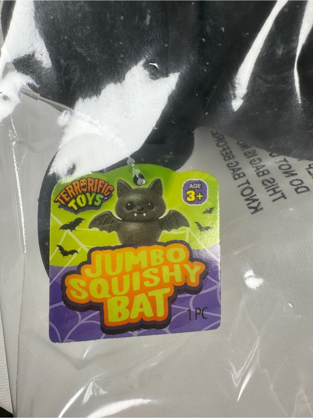 Cracker Barrel Viral Halloween 2026 Jumbo Black BAT Fidget Squishy NEW! TIK TOK - Picture 3 of 3